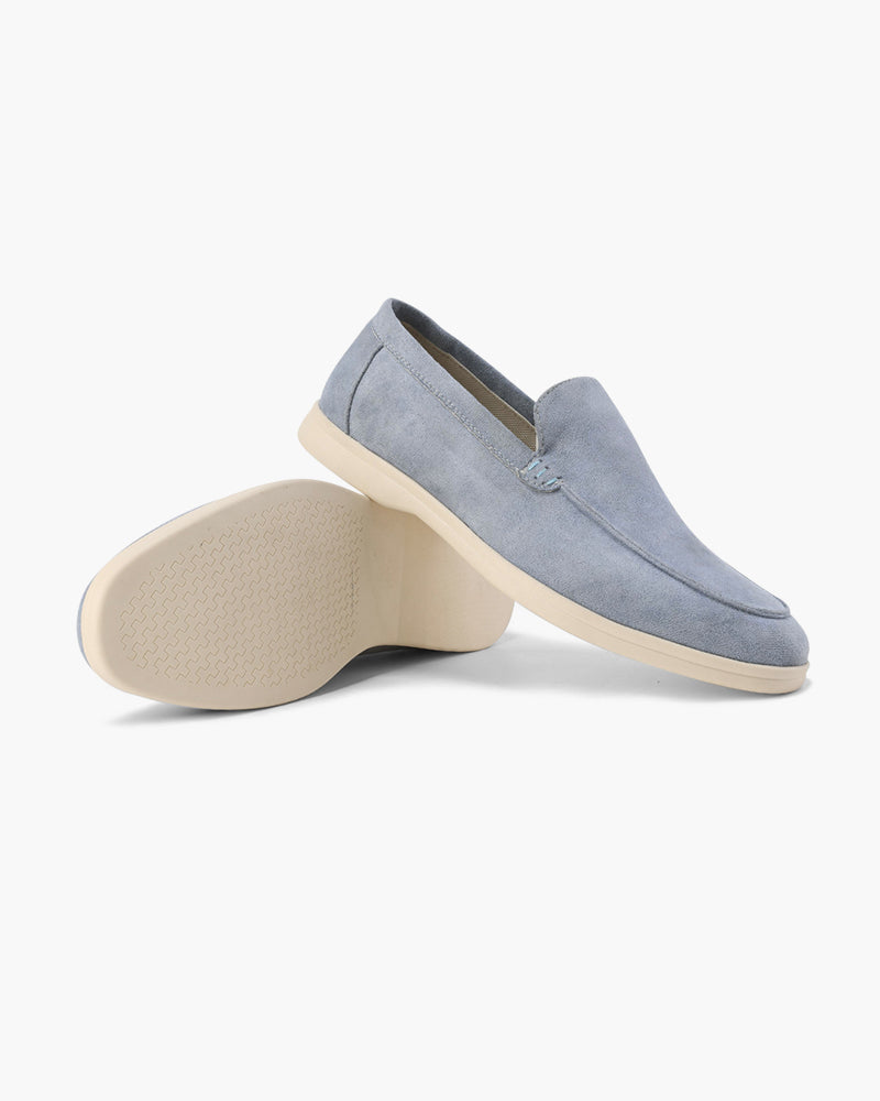 Men's Suede Loafers - Slip-on Casual Shoes For Comfortable Everyday Smart Casual Wear