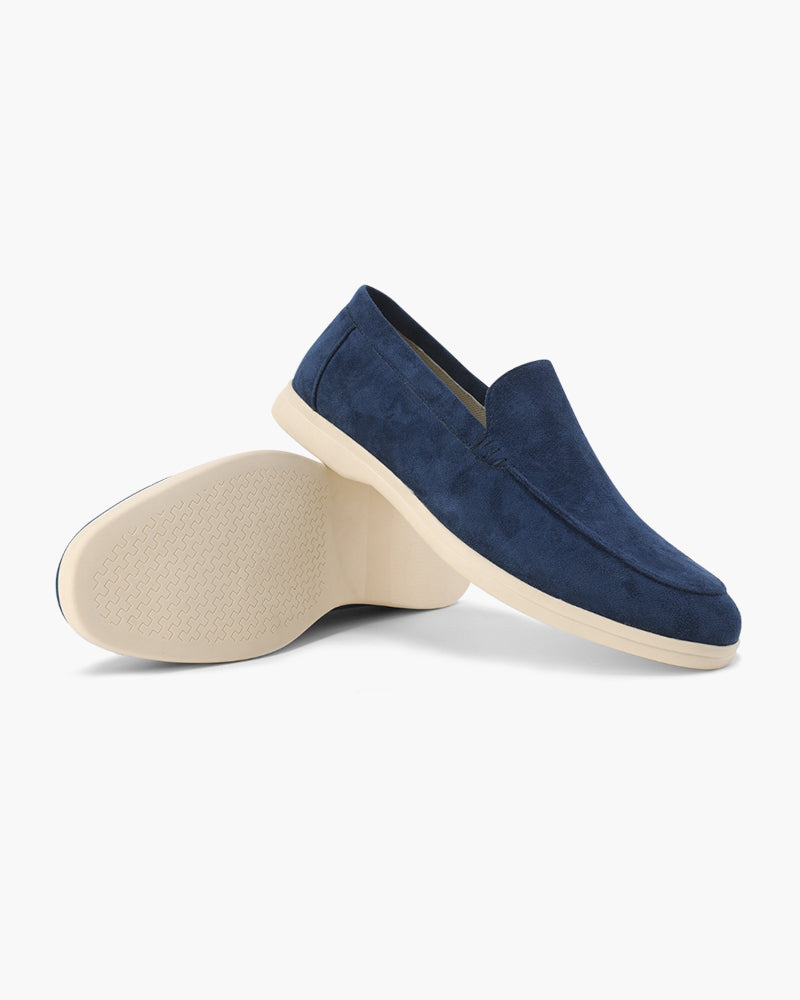 Men's Suede Loafers - Slip-on Casual Shoes For Comfortable Everyday Smart Casual Wear