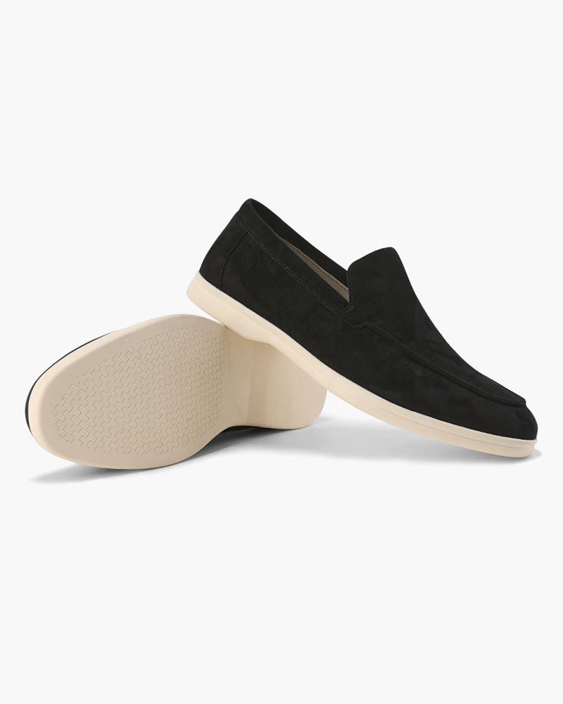 Men's Suede Loafers - Slip-on Casual Shoes For Comfortable Everyday Smart Casual Wear