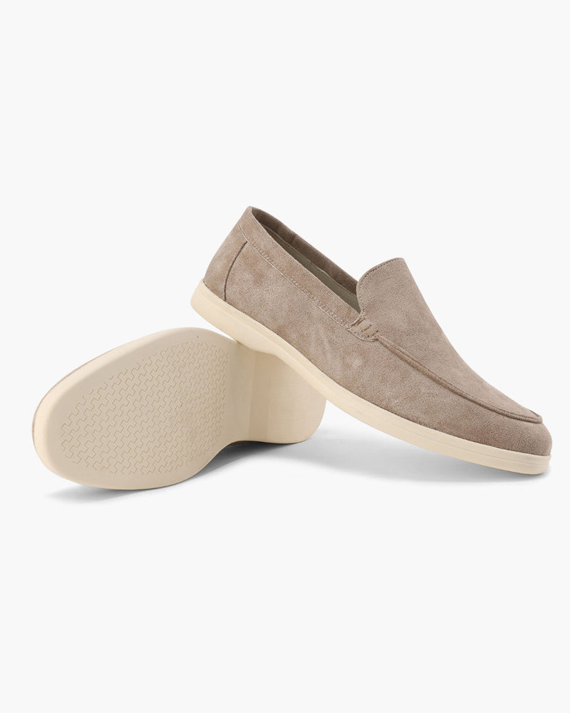 Men's Suede Loafers - Slip-on Casual Shoes For Comfortable Everyday Smart Casual Wear