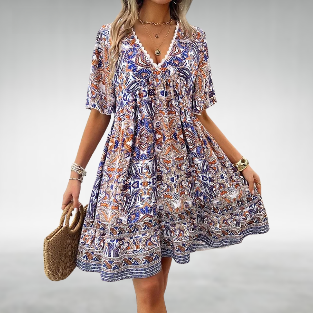 Sienna | Women Lightweight Boho Summer Mini Dress
