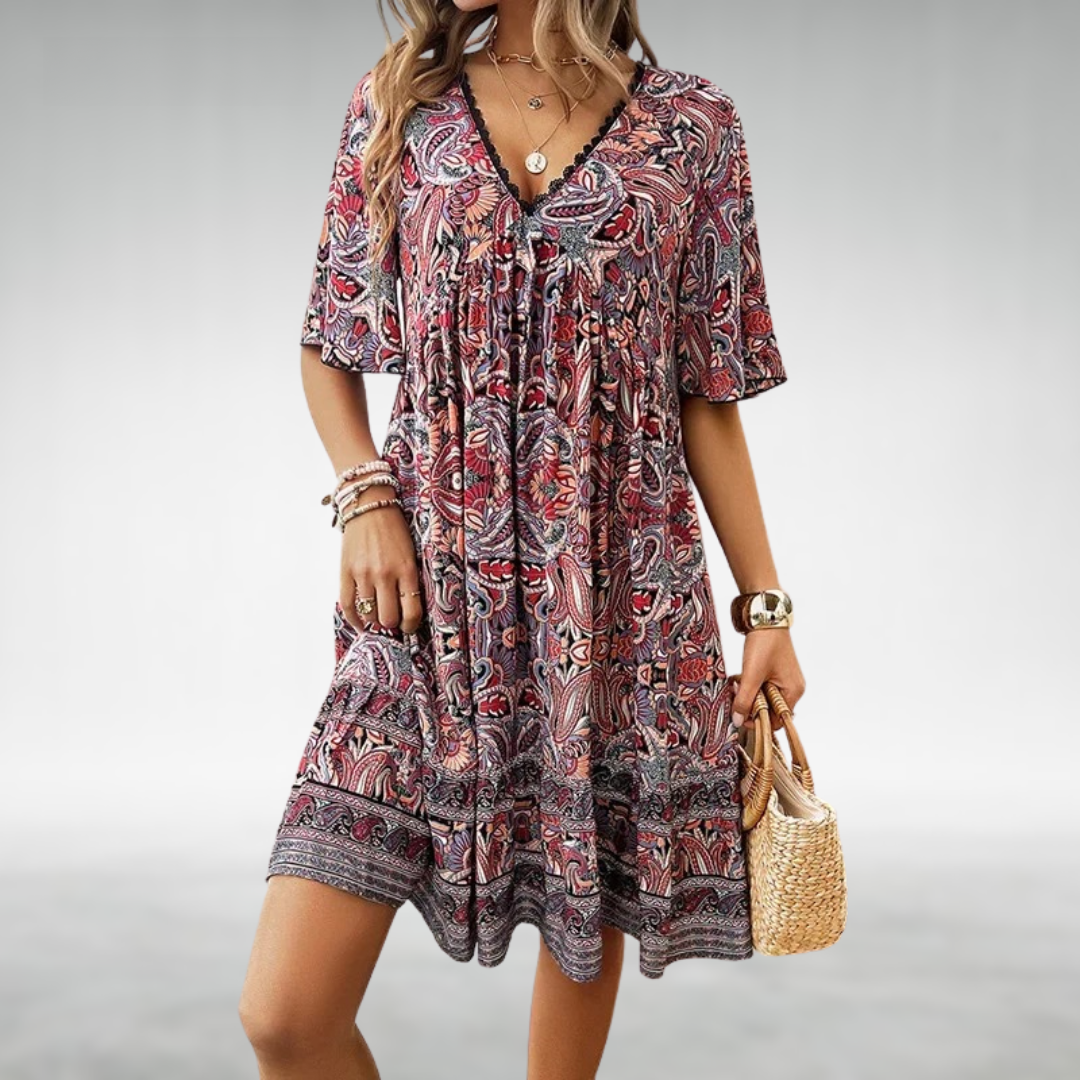 Sienna | Women Lightweight Boho Summer Mini Dress