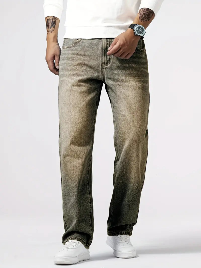 Men's Stretch Jeans In Soft Denim With A Comfortable And Flexible Fit – Stylish Everyday Jeans For Leisure, Everyday Wear, And Casual Style