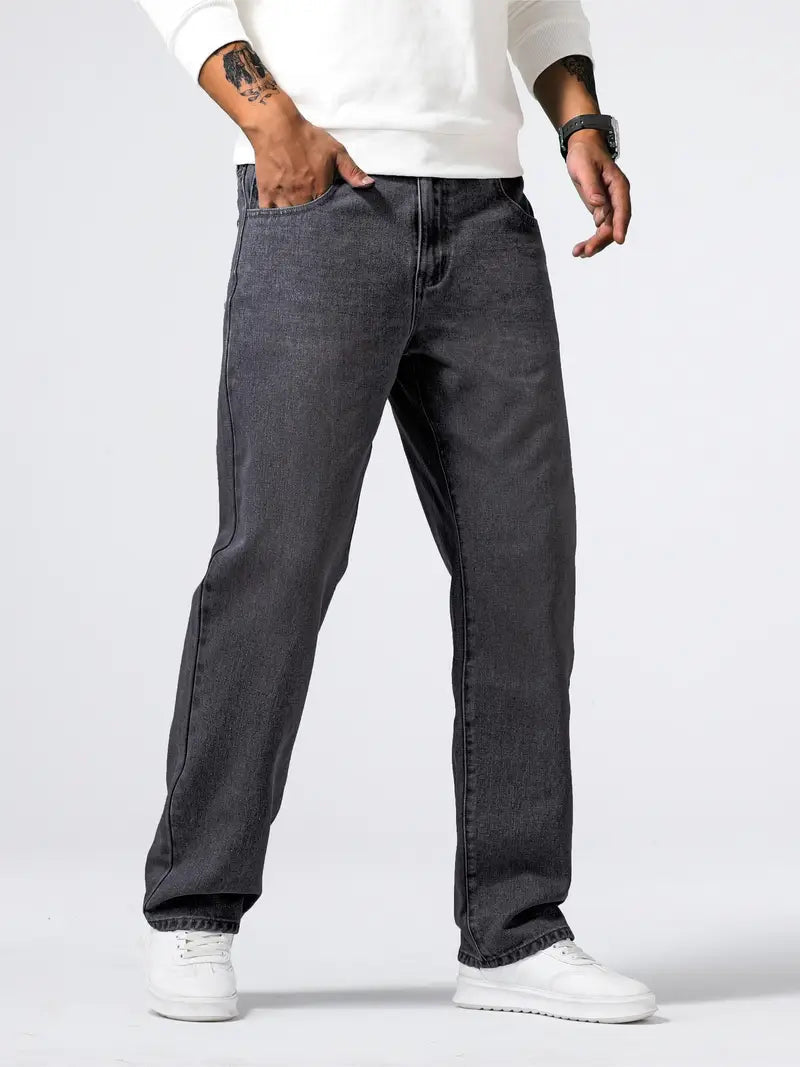 Men's Stretch Jeans In Soft Denim With A Comfortable And Flexible Fit – Stylish Everyday Jeans For Leisure, Everyday Wear, And Casual Style