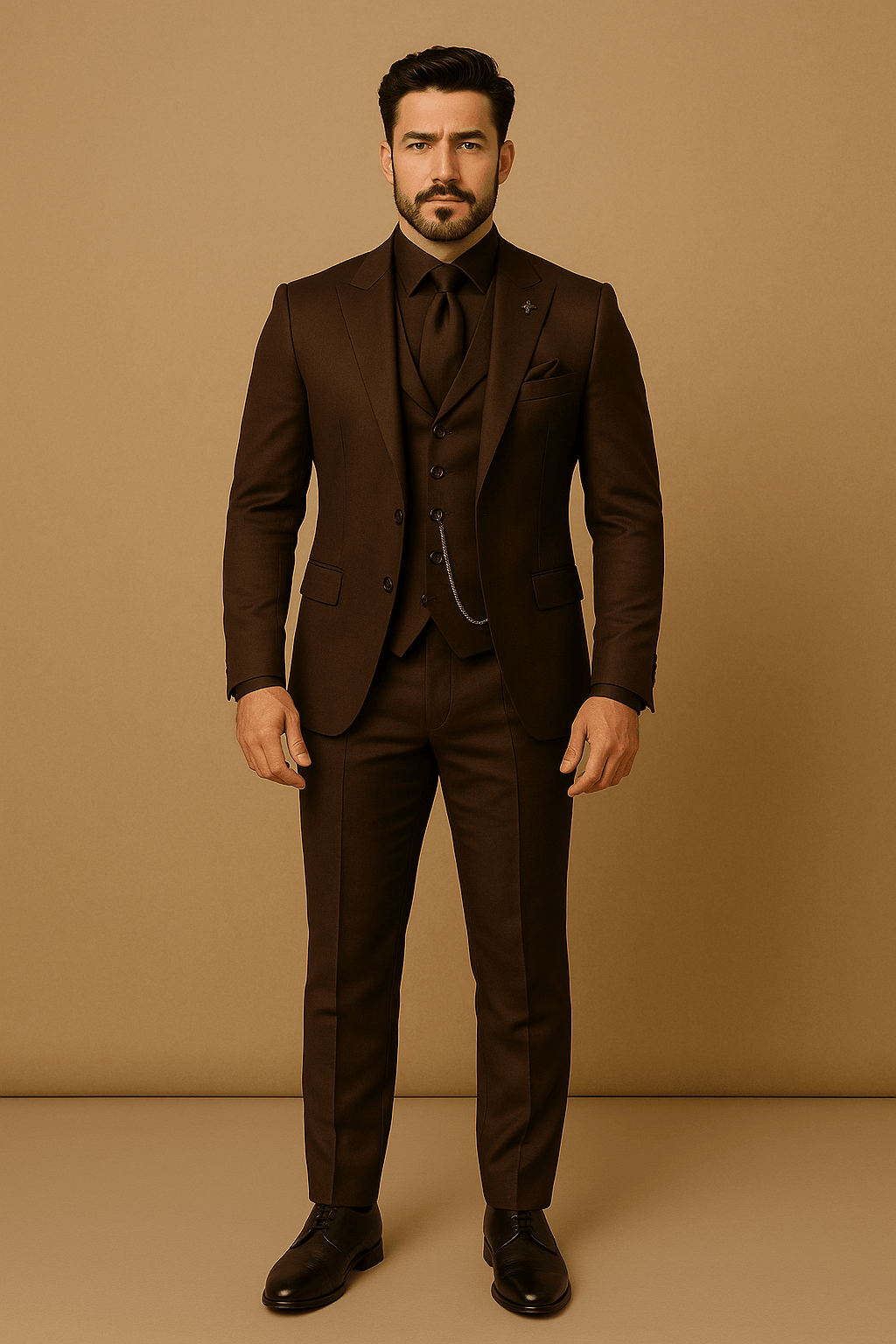 Lucian | Men Slim Tailored Three Piece Formal Suit
