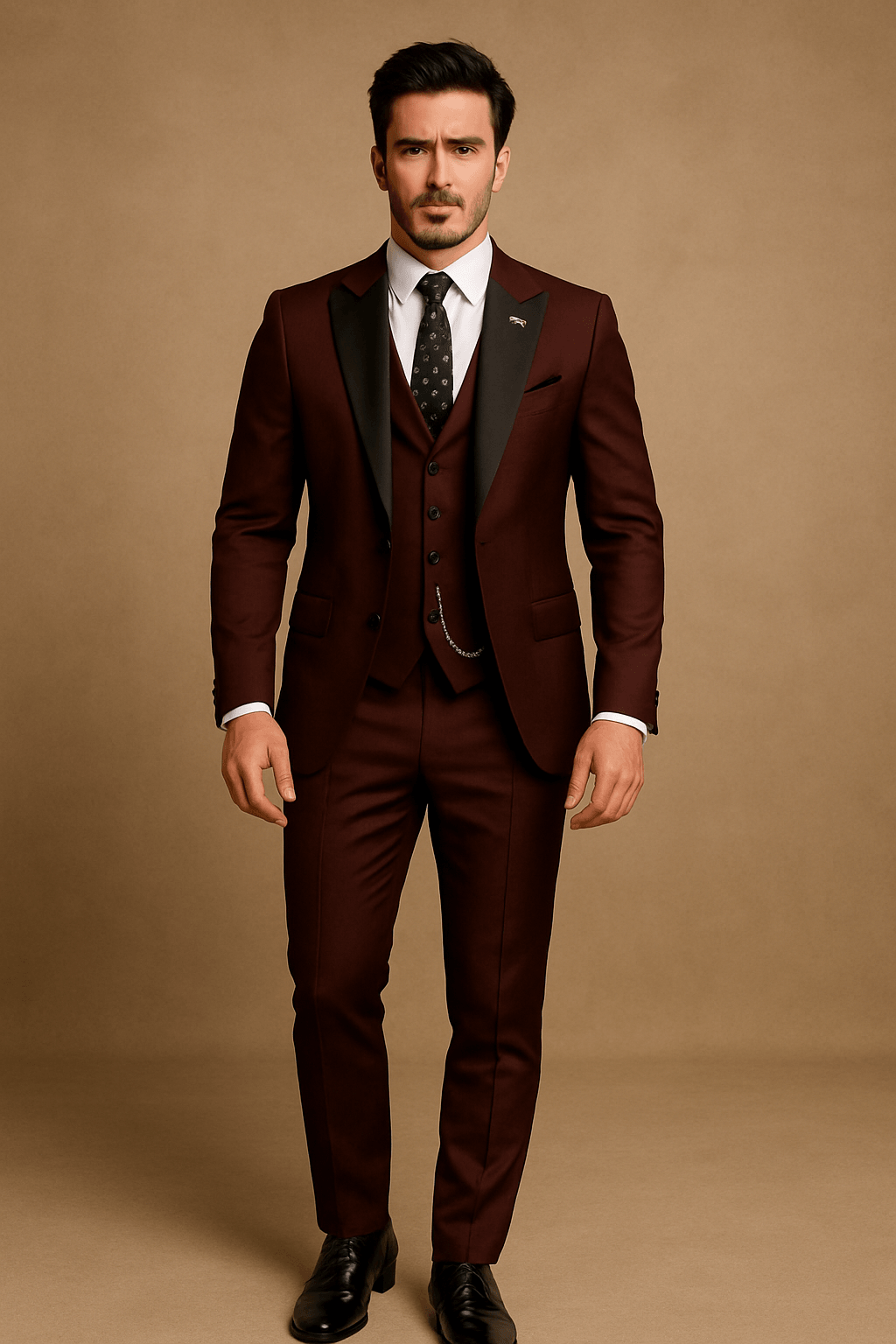 Lucian | Men Slim Tailored Three Piece Formal Suit