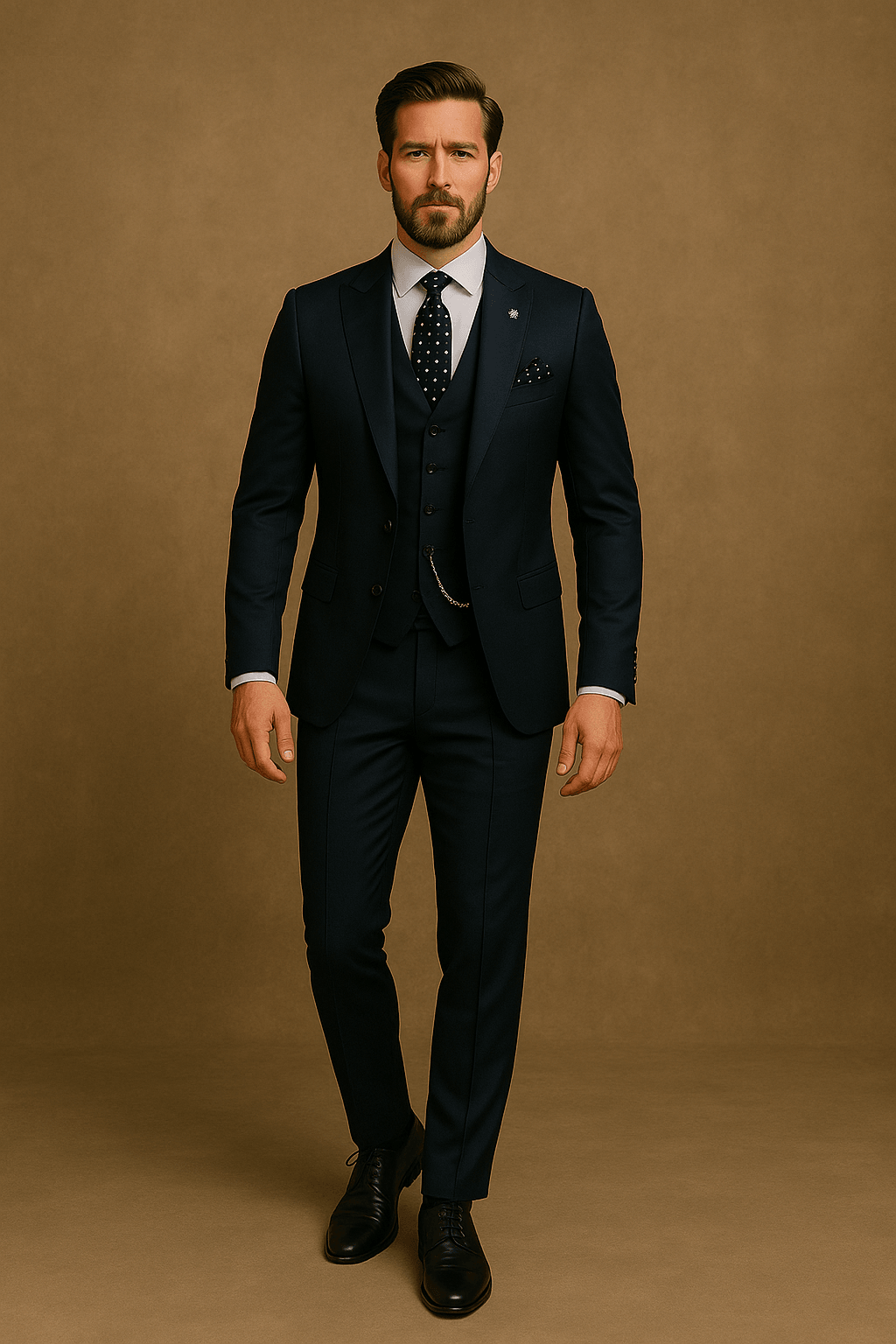 Lucian | Men Slim Tailored Three Piece Formal Suit