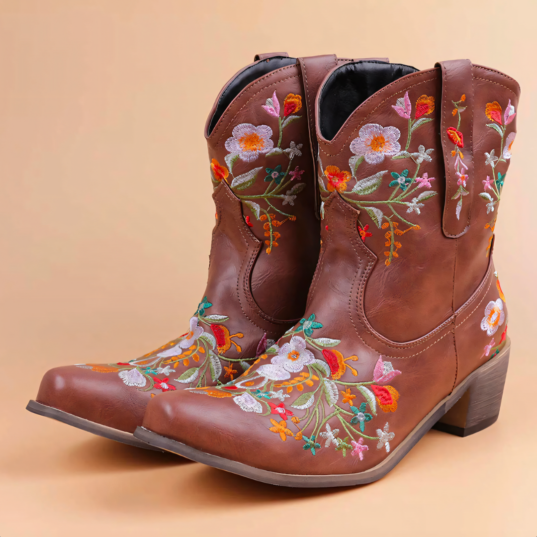Nunziata - Women's Vintage Cowgirl Waterproof Boots
