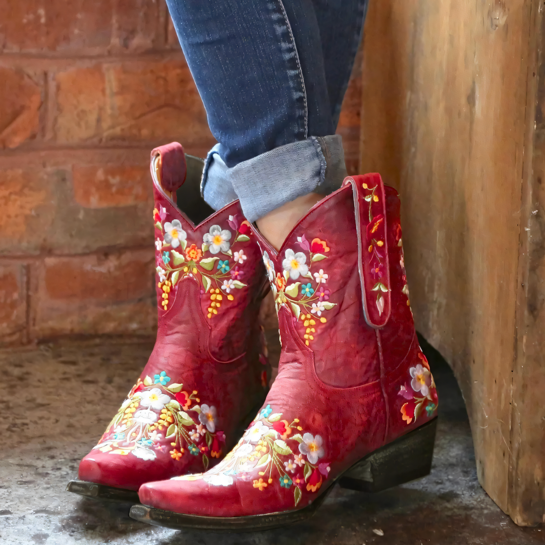 Nunziata - Women's Vintage Cowgirl Waterproof Boots