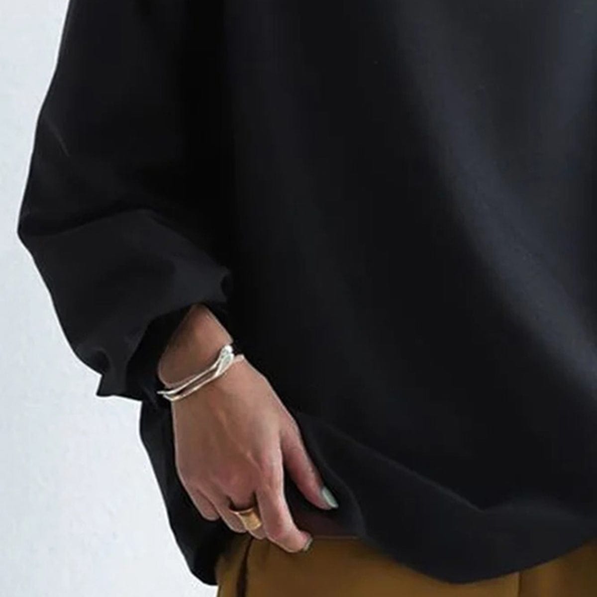 Mila | Women Relaxed Fit High Neck Long Sleeve Top