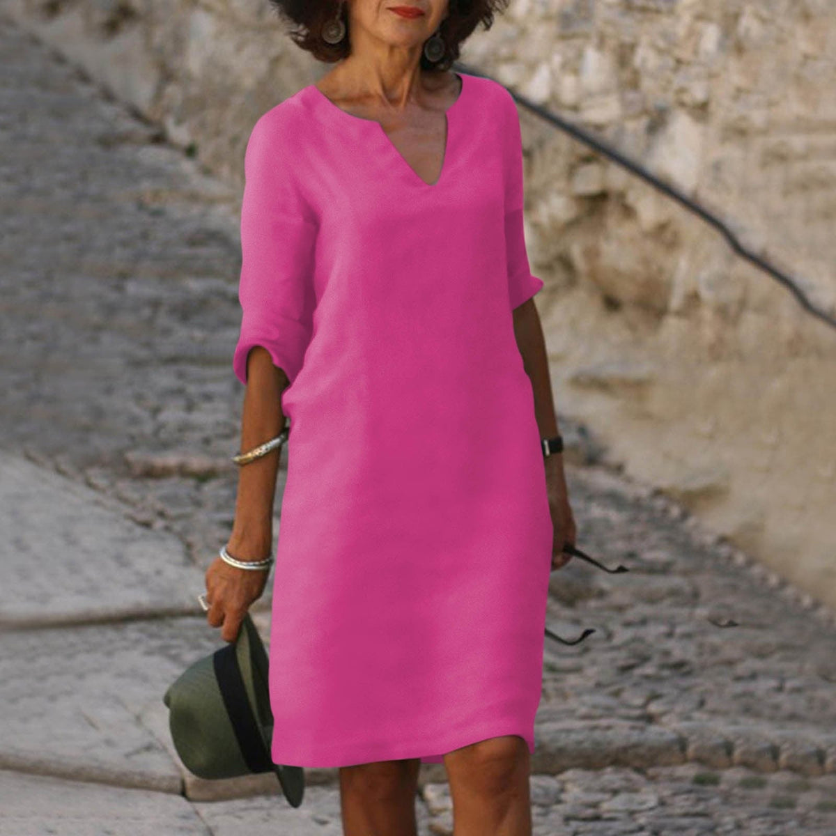 Women's Lightweight Summer Dress – An Elegant And Comfortable Dress For Everyday Wear, Vacations, And Relaxed Summer Days