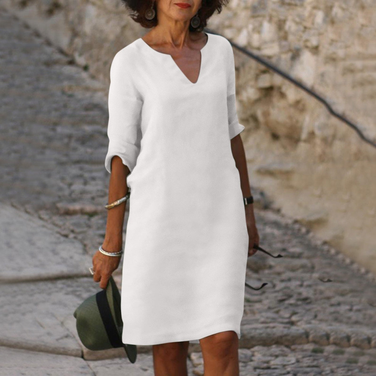 Women's Lightweight Summer Dress – An Elegant And Comfortable Dress For Everyday Wear, Vacations, And Relaxed Summer Days