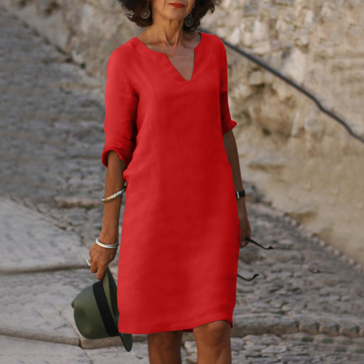 Women's Lightweight Summer Dress – An Elegant And Comfortable Dress For Everyday Wear, Vacations, And Relaxed Summer Days