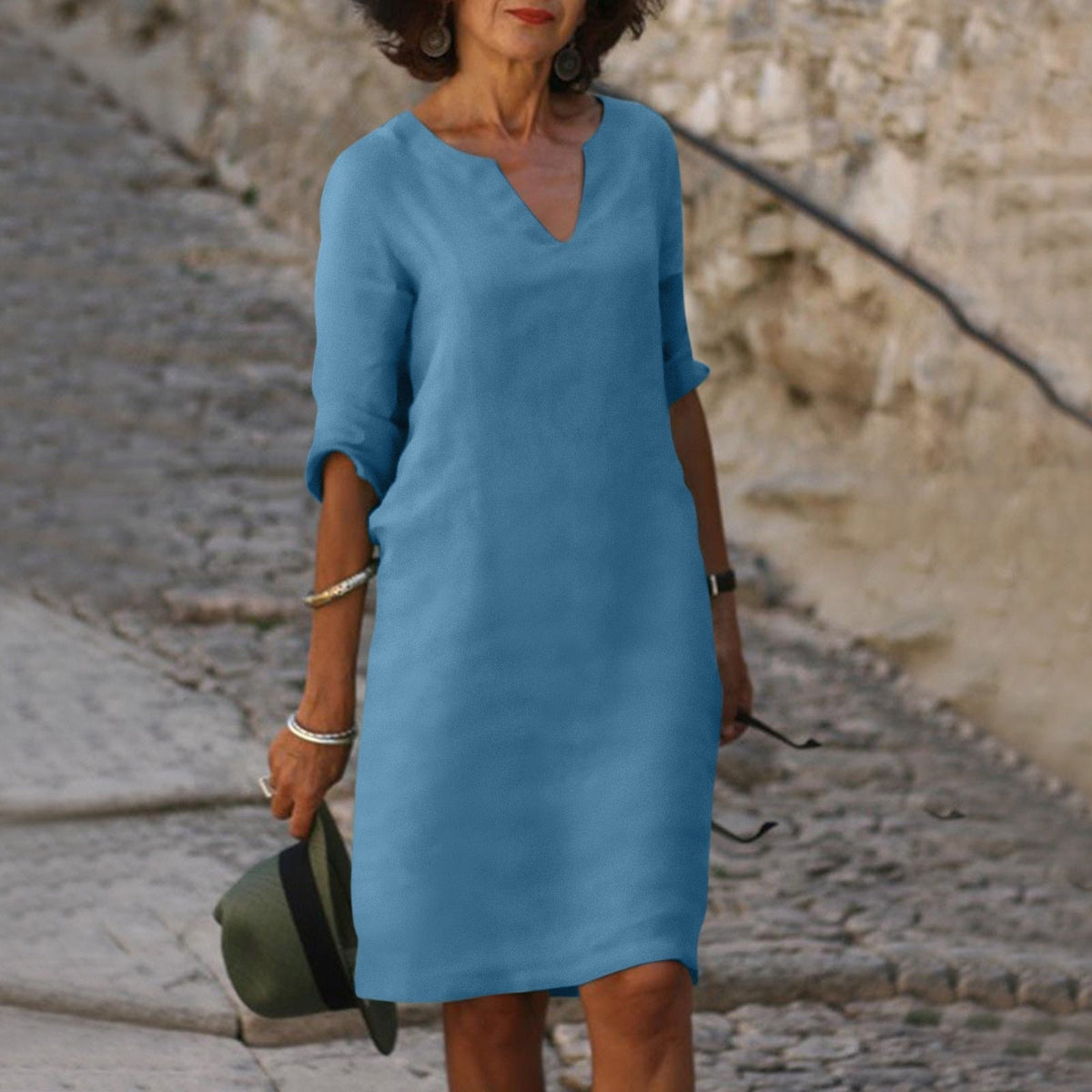 Women's Lightweight Summer Dress – An Elegant And Comfortable Dress For Everyday Wear, Vacations, And Relaxed Summer Days