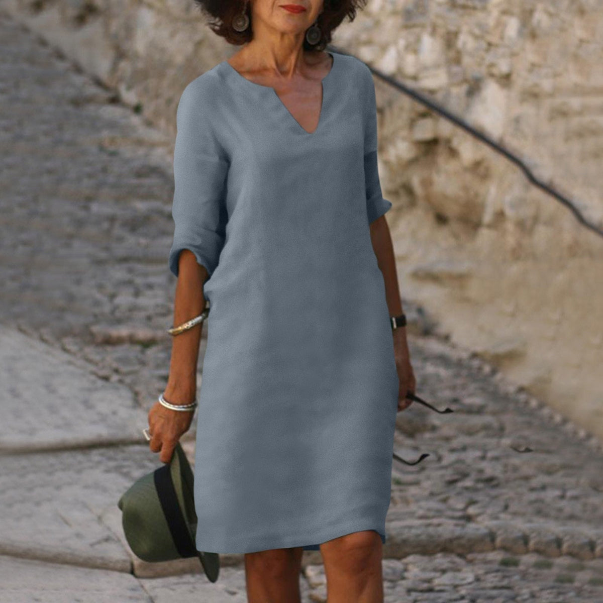 Women's Lightweight Summer Dress – An Elegant And Comfortable Dress For Everyday Wear, Vacations, And Relaxed Summer Days