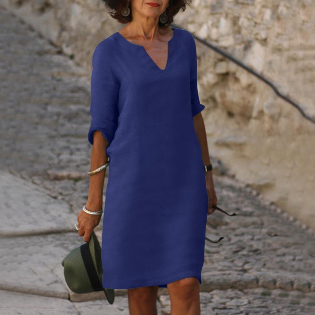 Women's Lightweight Summer Dress – An Elegant And Comfortable Dress For Everyday Wear, Vacations, And Relaxed Summer Days