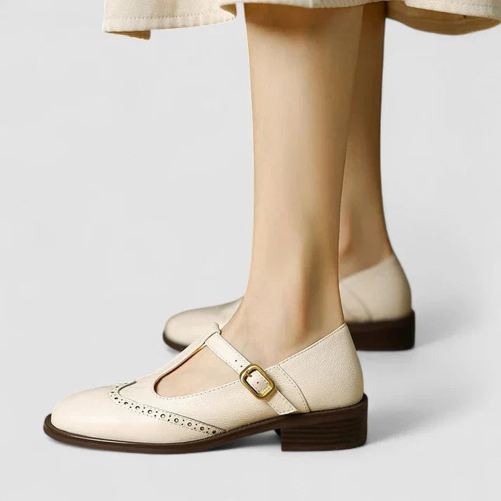 Women's Mary Jane Shoes With Buckle Straps – Classic Shoes For The Office, Everyday Wear, And Smart Casual Style