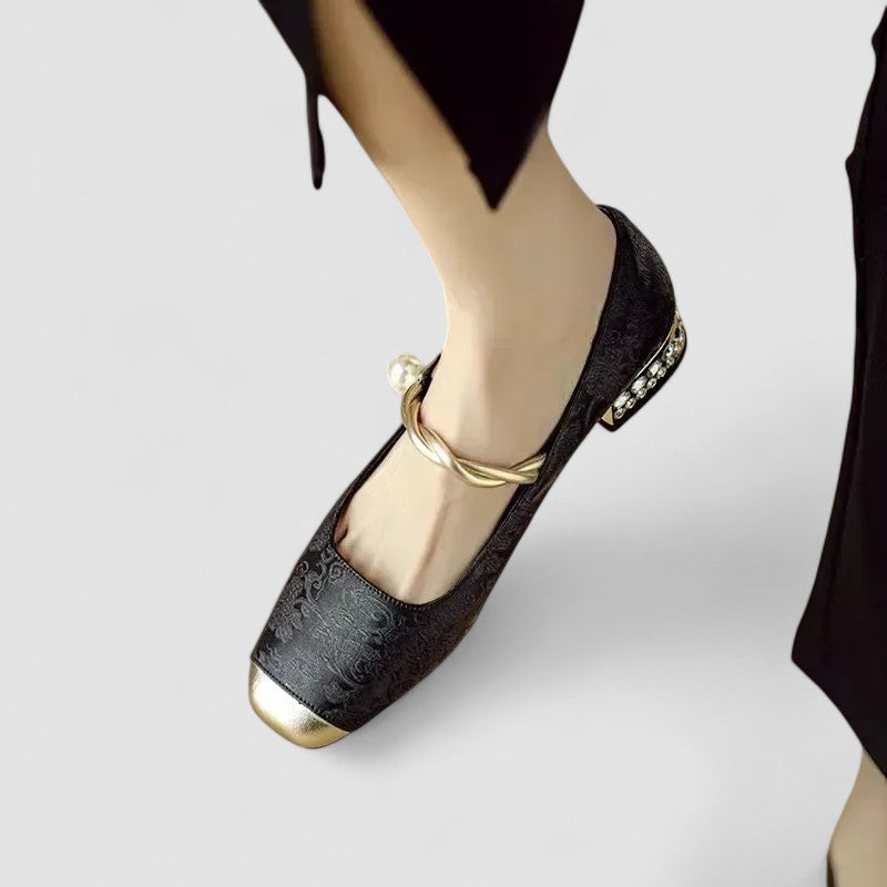 Freya | Women Classic Mary Jane Low Heel Shoes