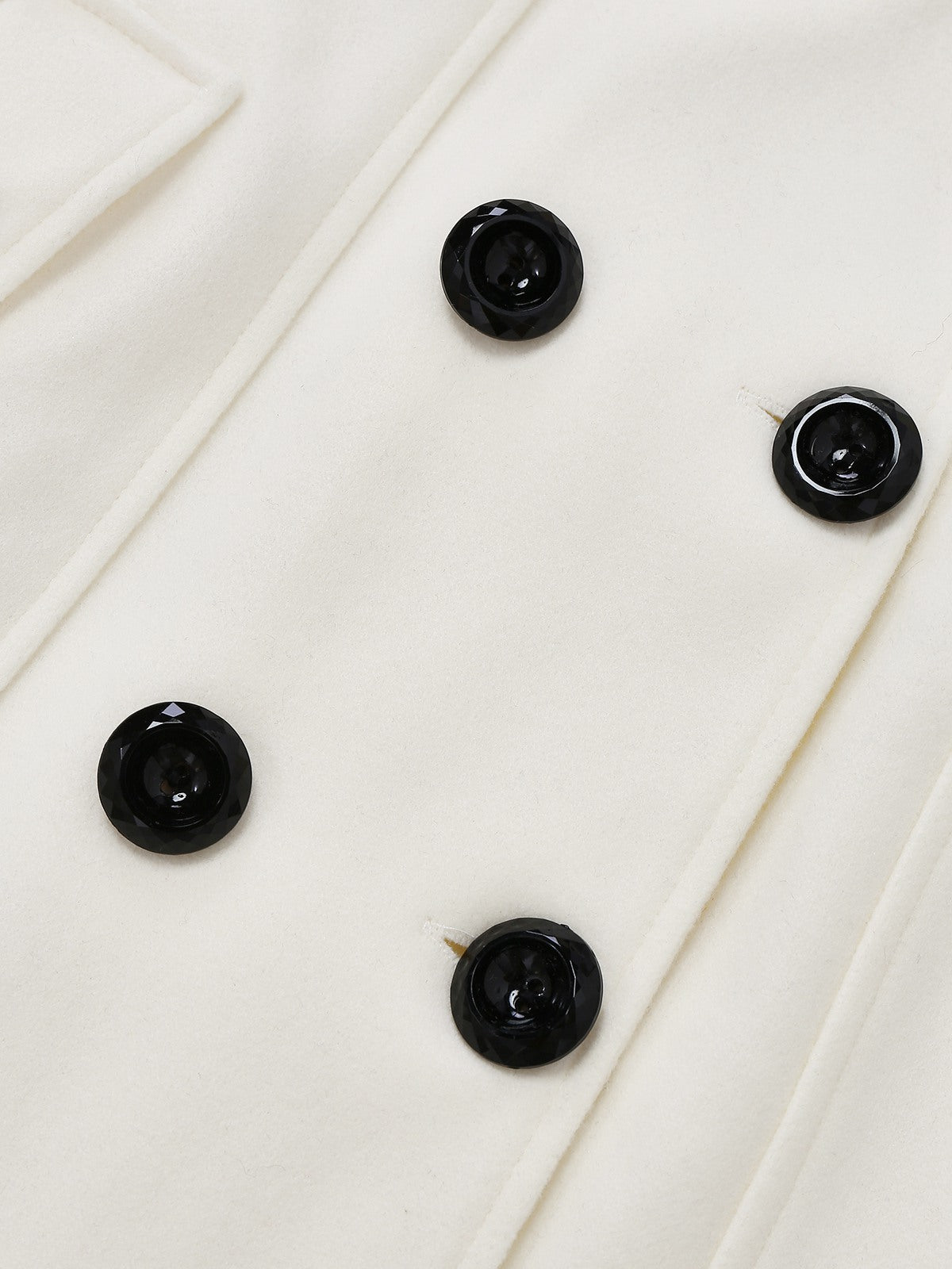 Faustina - Coat with Removable Faux Fur Collar