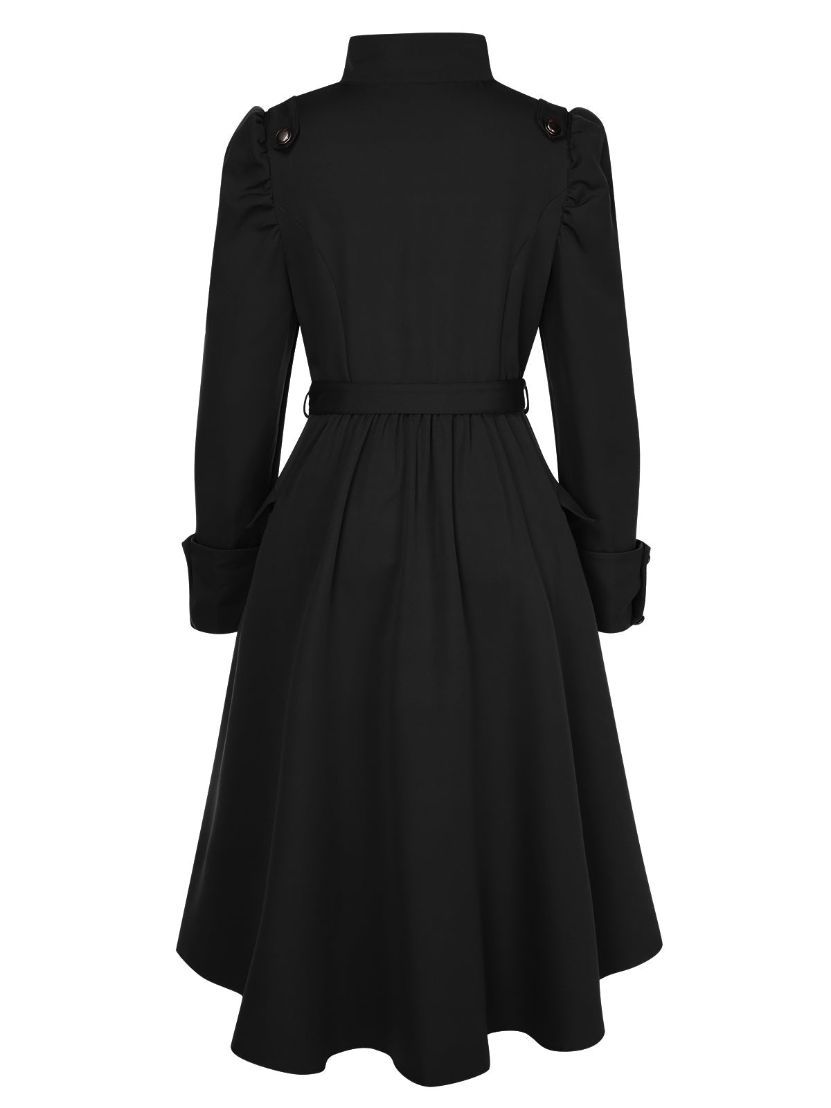 Fabiana - Coat with High Collar and Buttons