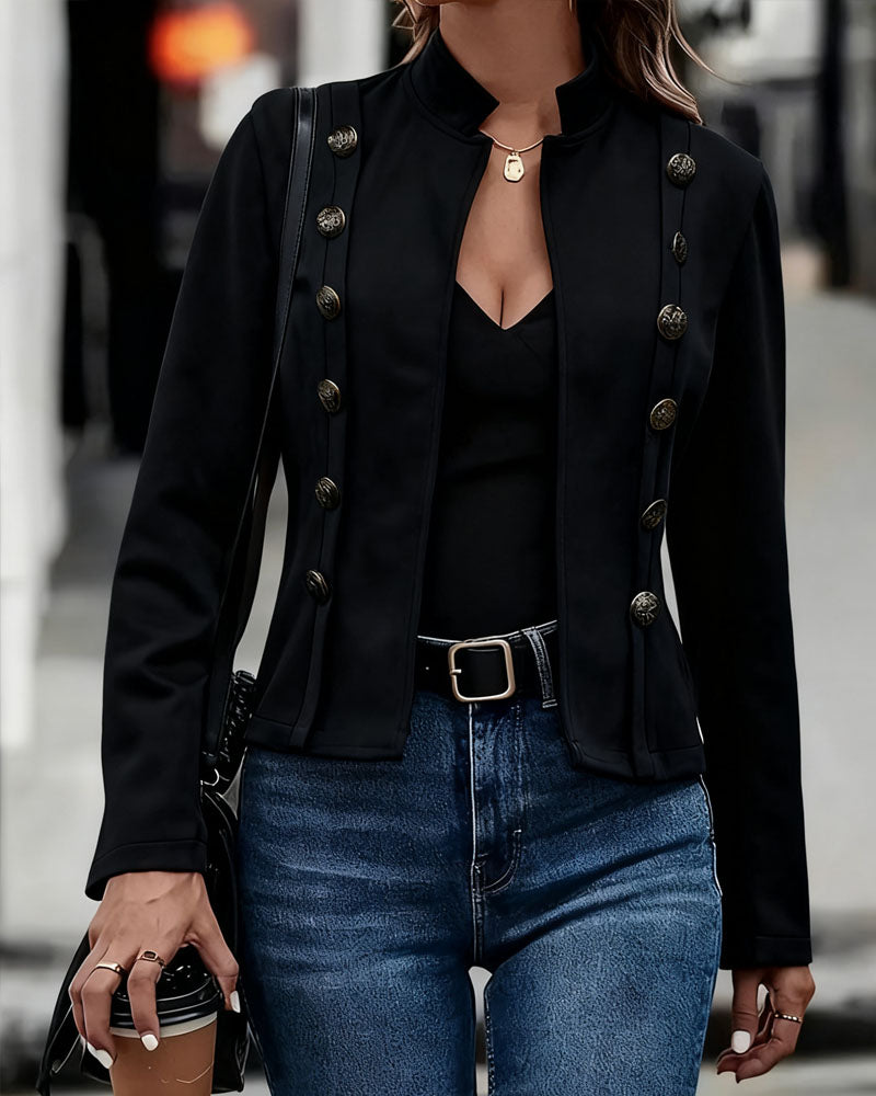 Prisiana – Elegant Open Vintage Women's Jacket