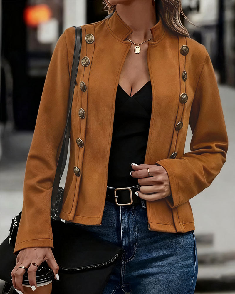 Prisiana – Elegant Open Vintage Women's Jacket