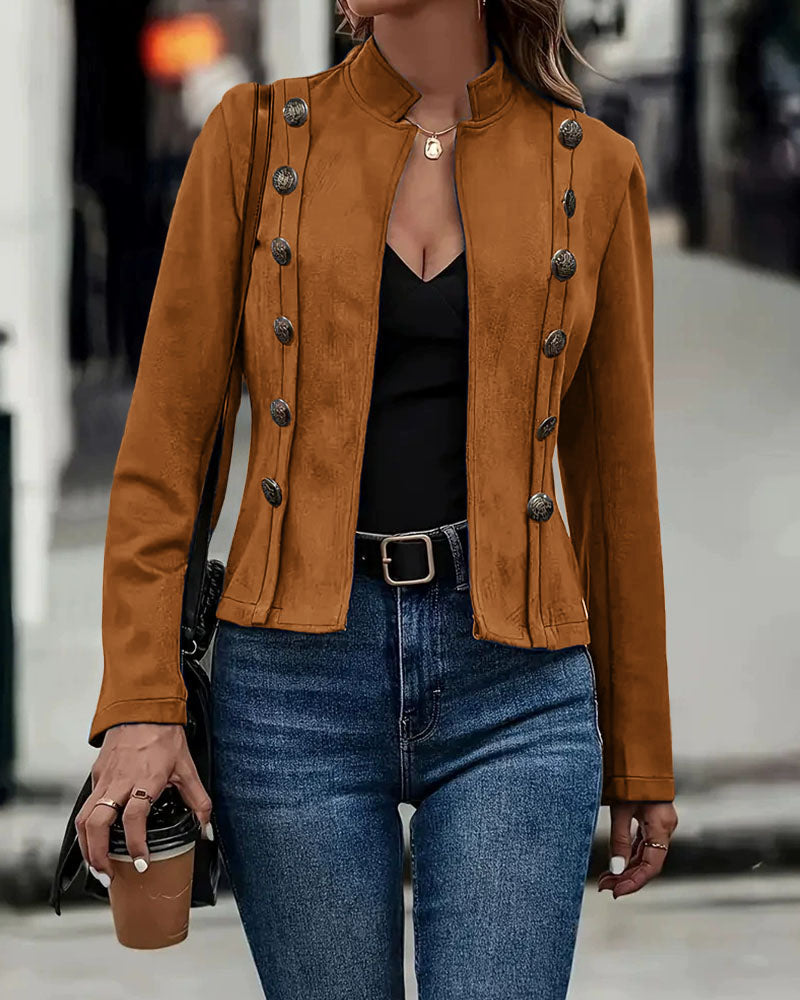 Prisiana – Elegant Open Vintage Women's Jacket