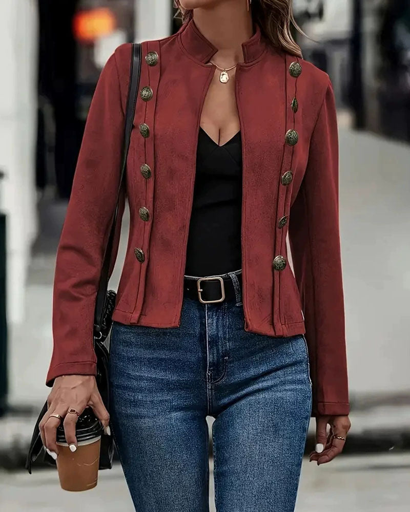 Prisiana – Elegant Open Vintage Women's Jacket