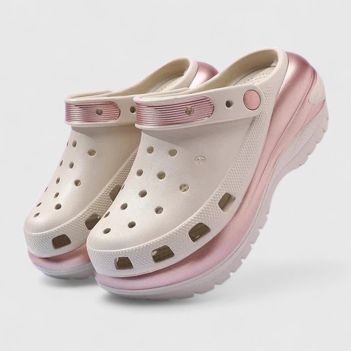 Women's Clog-style Platform Sandals – Comfortable Slip-on Shoes With A Cushioned Sole For Summer And Everyday Wear