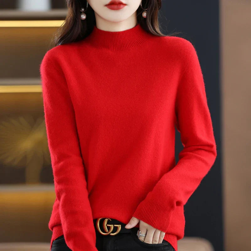 Belinda - Elegant Women's Sweater with a Soft Line