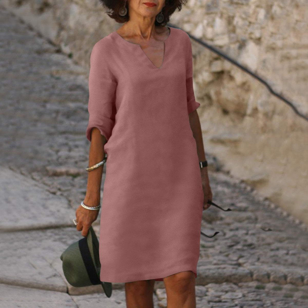 Women's Lightweight Summer Dress – An Elegant And Comfortable Dress For Everyday Wear, Vacations, And Relaxed Summer Days