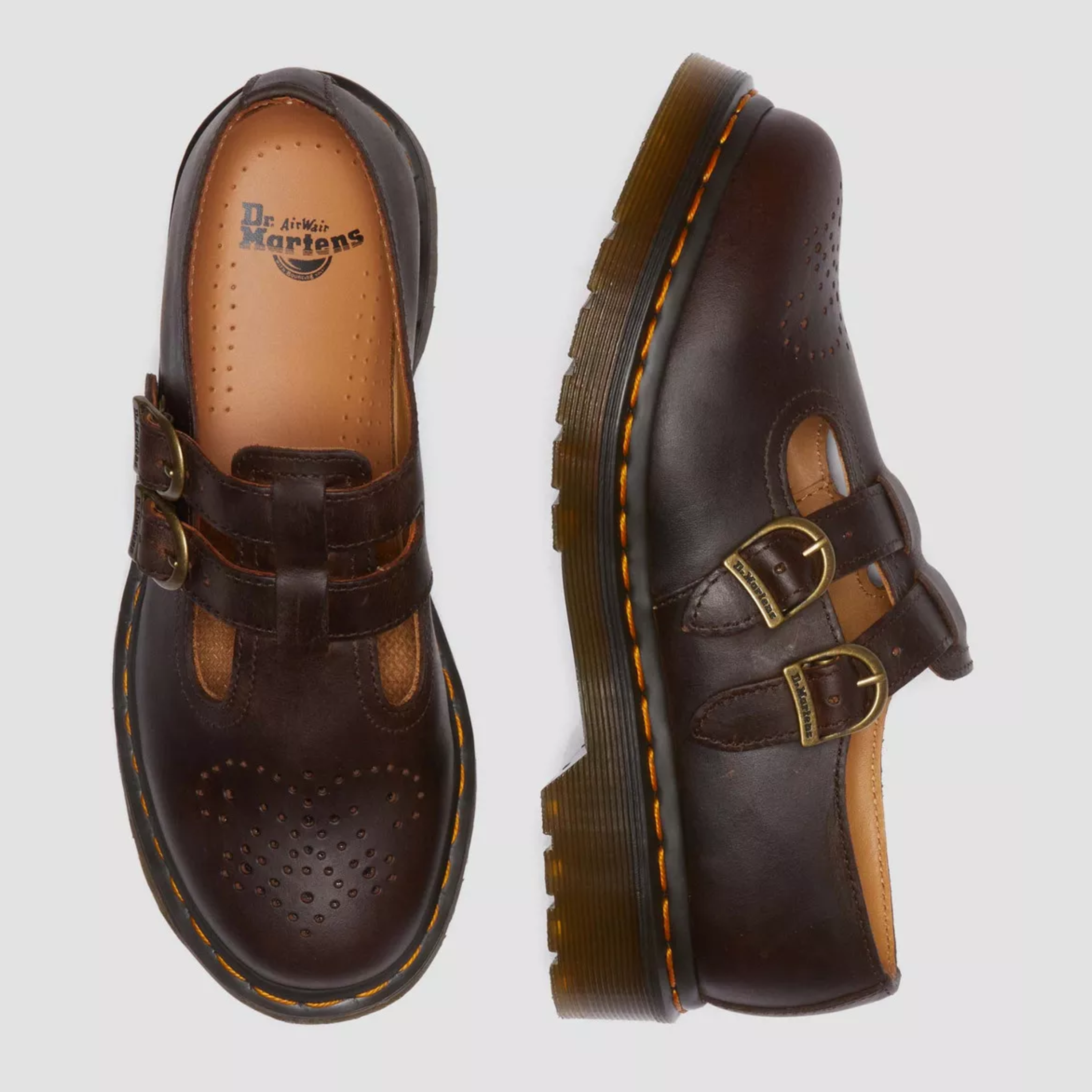 Maelis | Women Classic Double Buckle Mary Jane Shoes