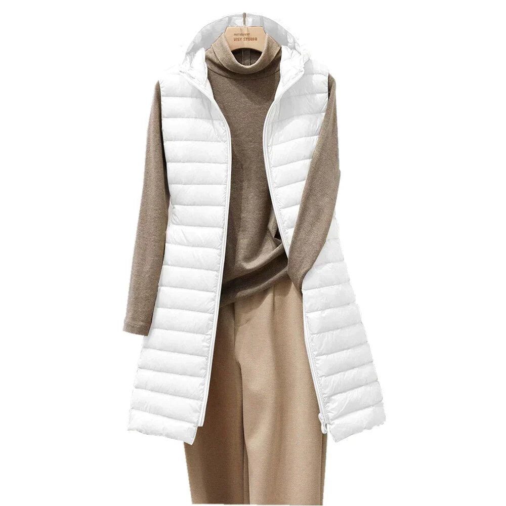 Carla – Women's Gilet with Hood, Lightweight and Versatile