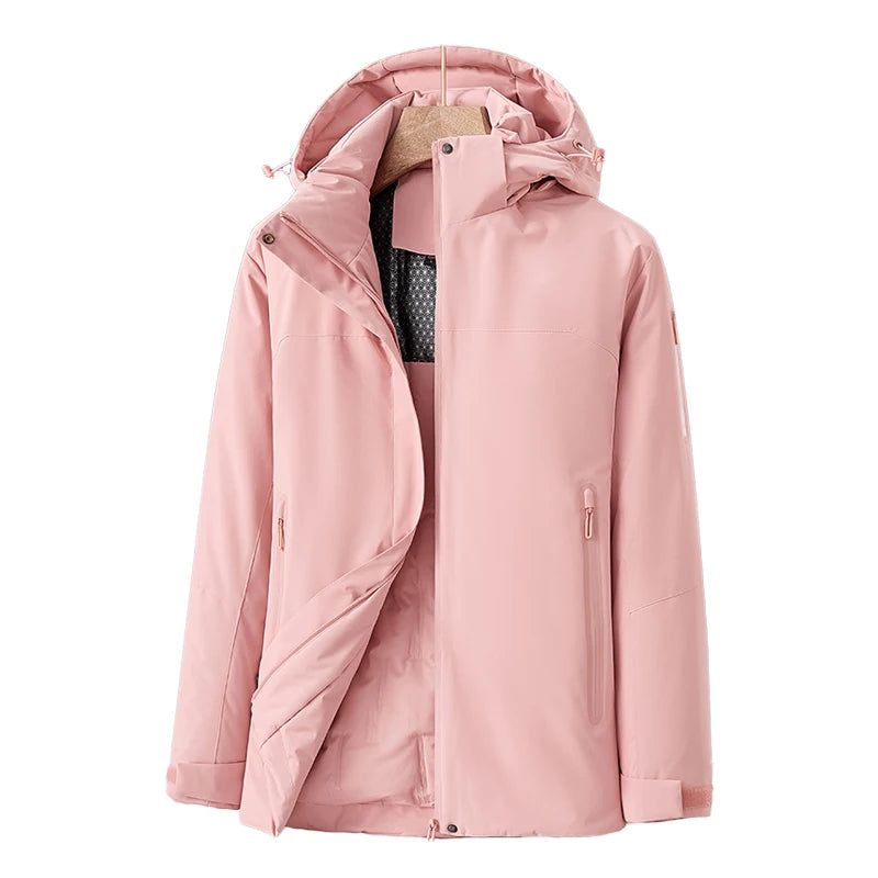 Manuela - Women's Outdoor Jacket with Hood and Pockets