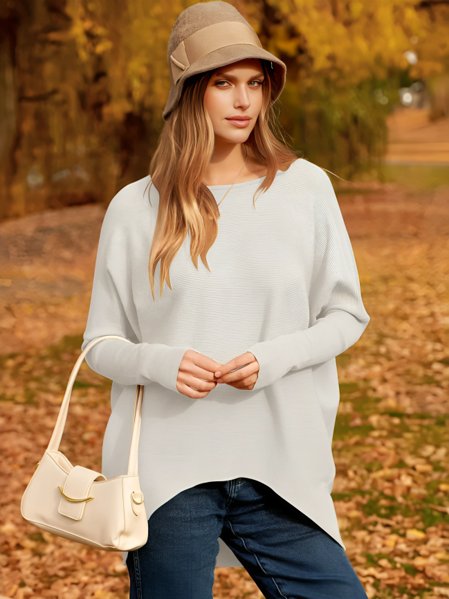 Agata - Elegant Oversized Jumper for Autumn