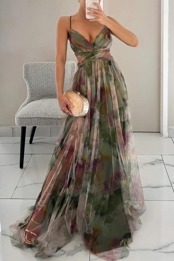 Lyra | Women Flowing Pleated Maxi Dress