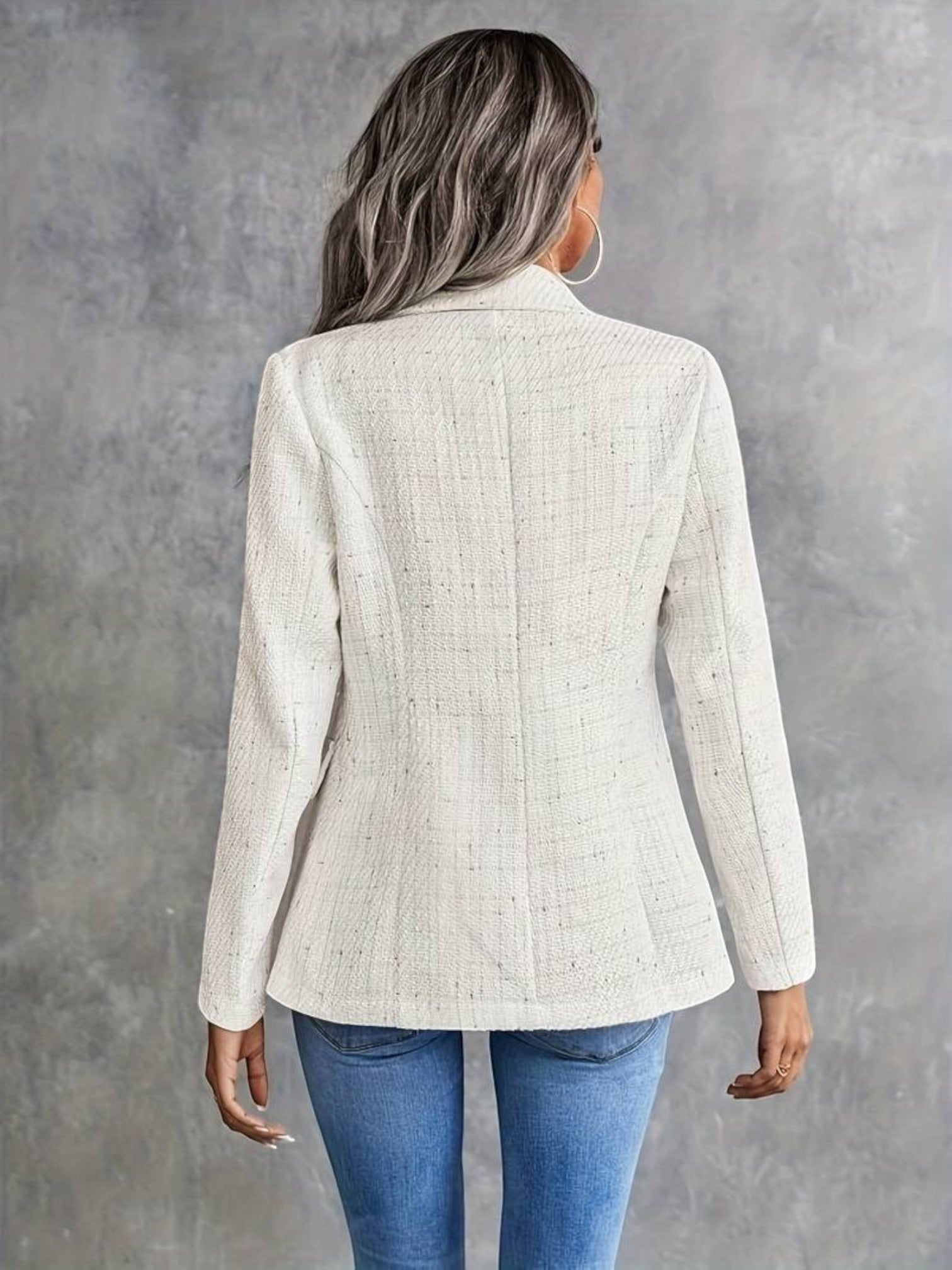 Undina – Elegant Blazer with Refined Texture for Women