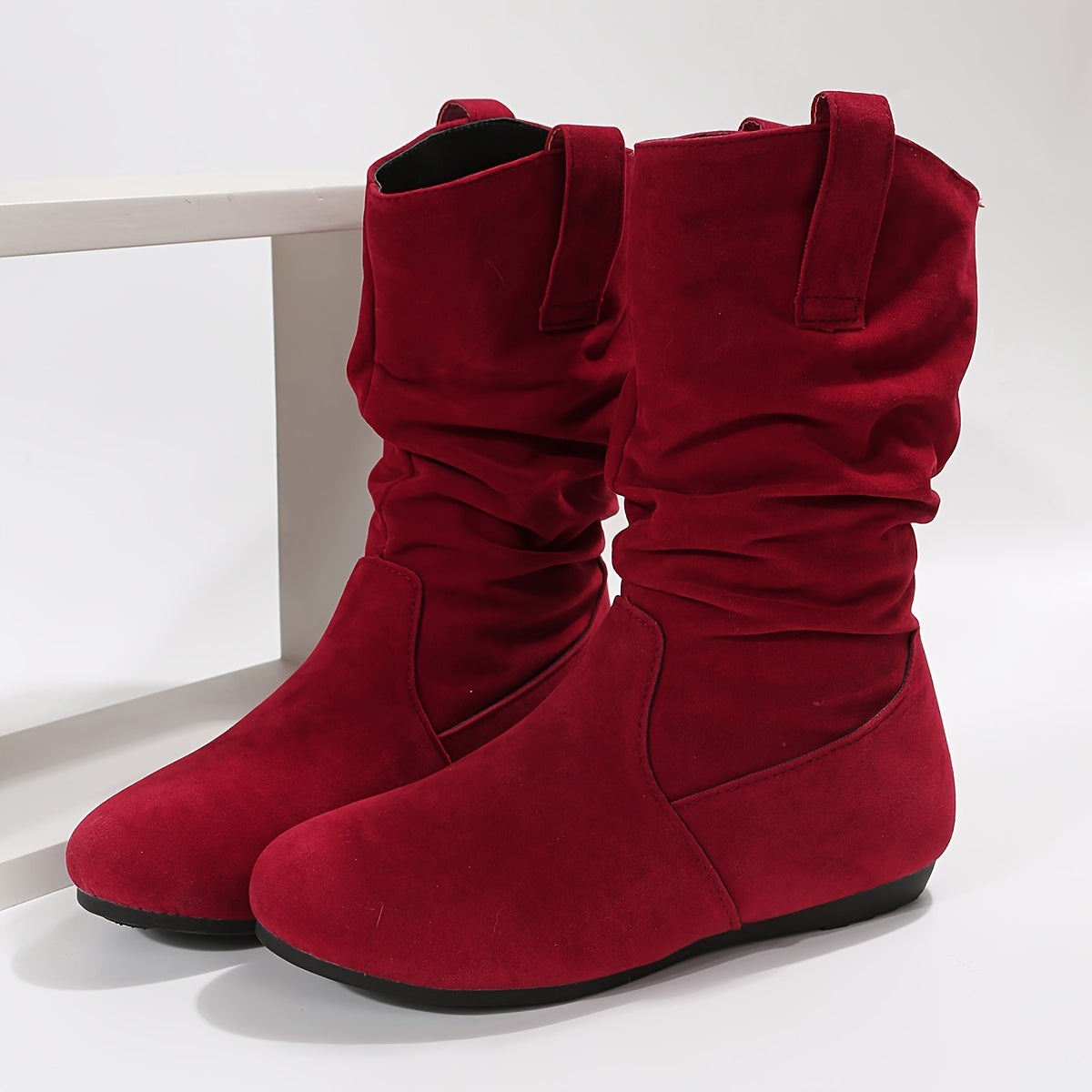 Eugenia - Warm and lined ankle boots in soft fabric
