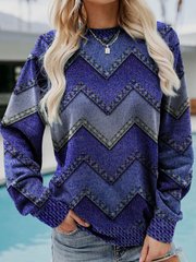 Alessandra – Elegant Modern Geometric Women's Sweatshirt
