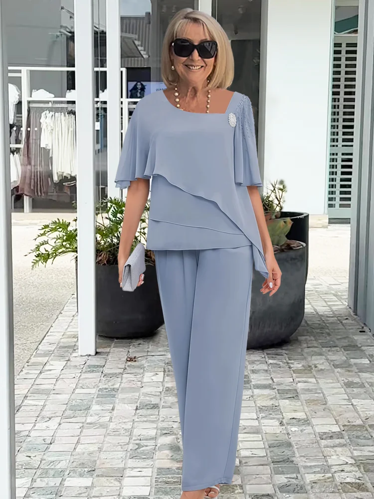 Audrey | Women Flowy Two Piece Summer Outfit Set