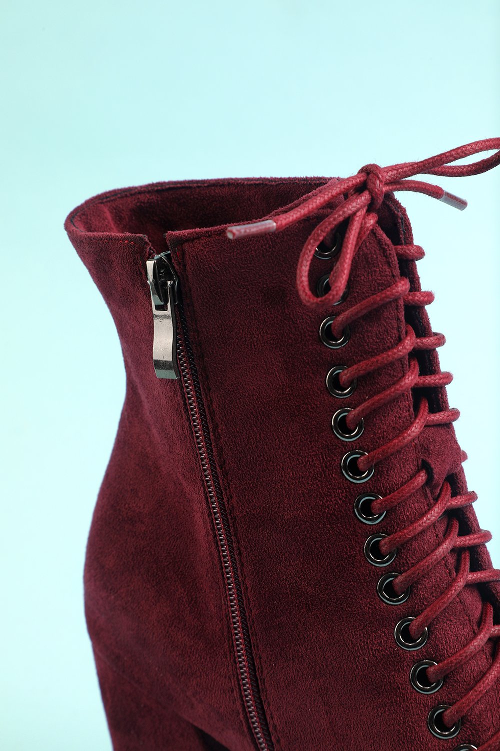 Hermina - Burgundy Martin Style Boots, Bold and Comfortable