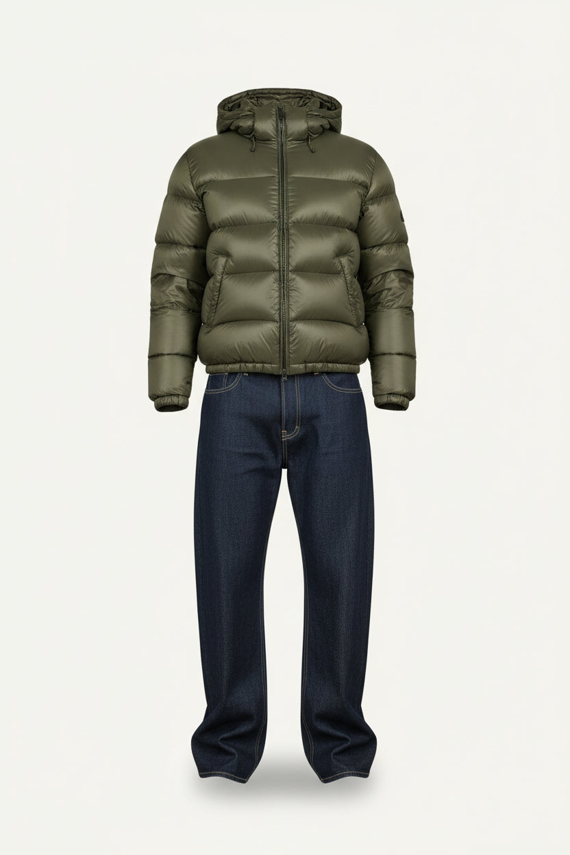 Men's Quilted Puffer Jacket With Sherpa Lining And Hood – Warm Winter Outerwear For Outdoor Use, Everyday Wear, And Streetwear Style