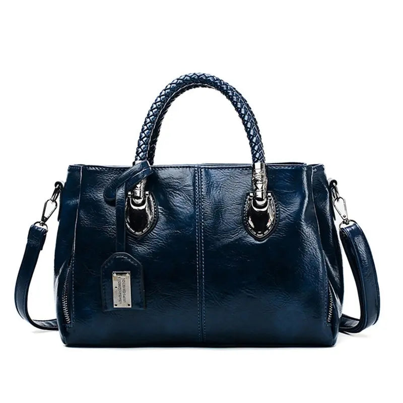 Women's Large Handbag Made Of Genuine Leather With A Spacious Design – Elegant Tote Bag For Work, Everyday Use, And Travel