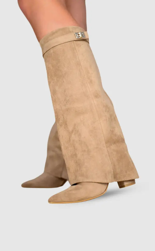 Women's Elegant Tall Boots - Refined Silhouette With All-day Comfort For Stylish Everyday Wear