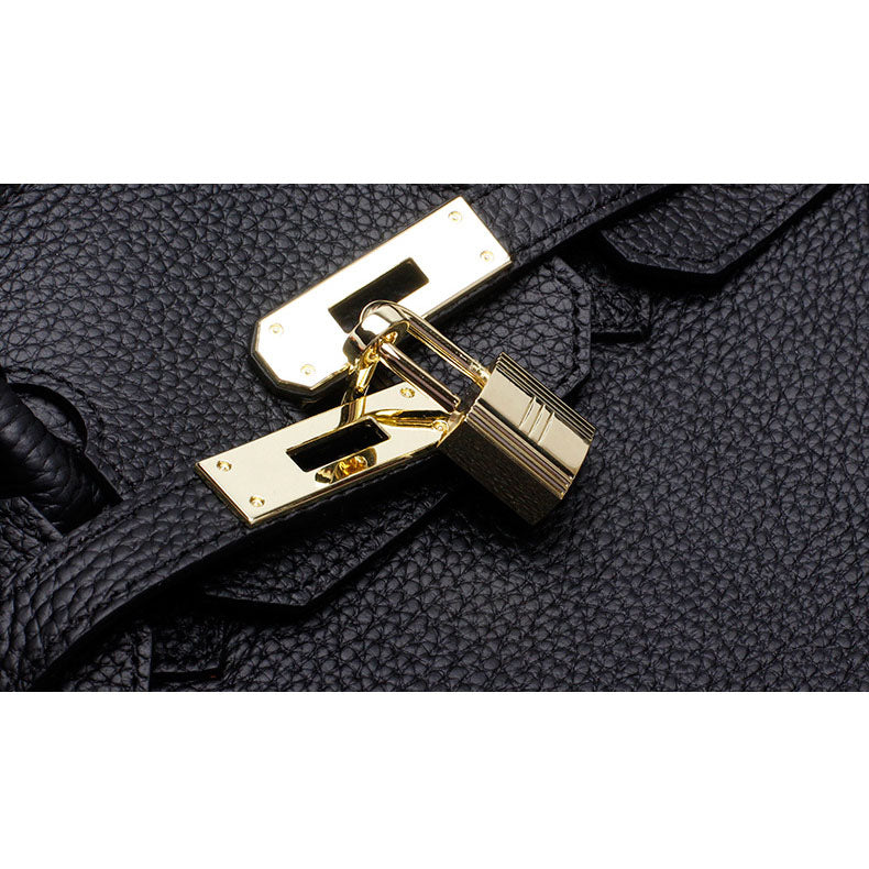 Women's Genuine Leather Handbag - Elegant Functional Everyday Carry For Work And Casual Use