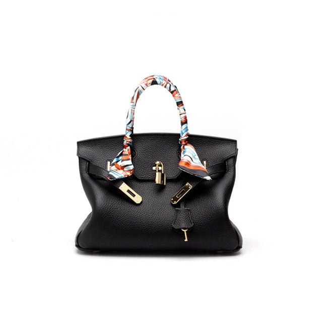 Women's Genuine Leather Handbag - Elegant Functional Everyday Carry For Work And Casual Use