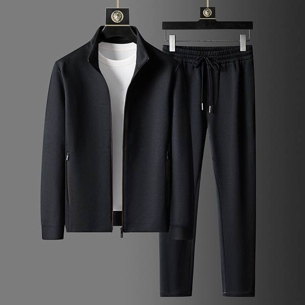 Men's 2-piece Tracksuit Set With A Slim Fit And Lightweight Design – A Comfortable Workout Set For Sports, Everyday Wear, And Leisure