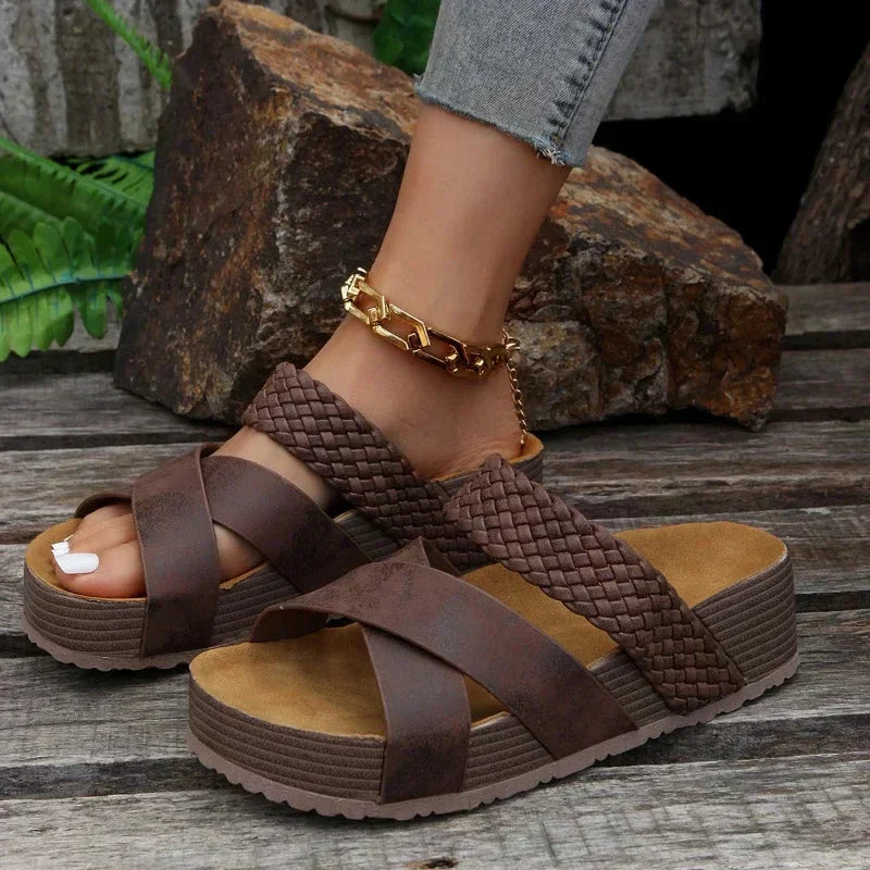 Aveline | Women Comfortable Everyday Summer Platform Sandals