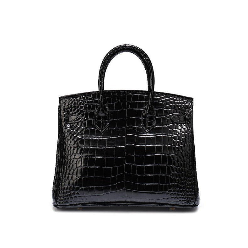Women's Genuine Leather Handbag - Elegant Functional Everyday Carry For Work And Casual Use