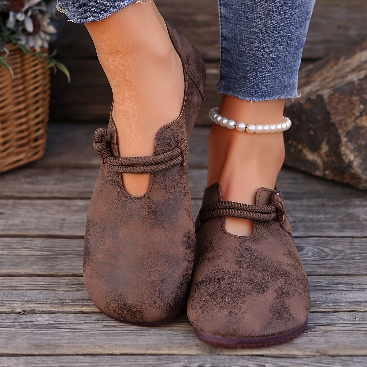 Jamie | Retro Style Slip-On Loafers